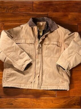 Tan Vintage Berne Insulated Workwear Jacket